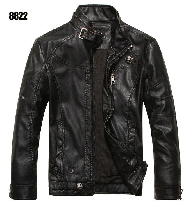 New arrive brand motorcycle leather jacket men men's leather jackets jaqueta de couro masculina mens leather coats