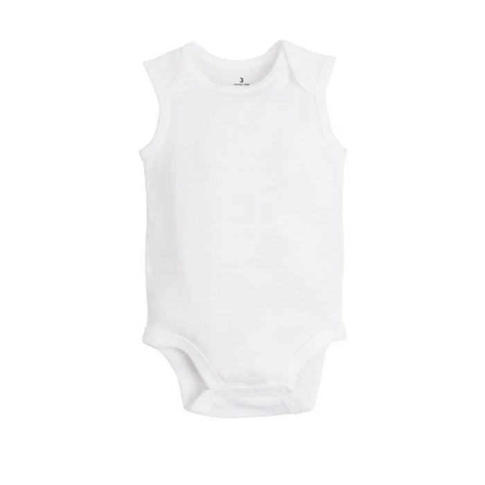 5 PCS/LOT Newborn Baby Clothing 2018 Summer Body Baby Bodysuits 100% Cotton White Kids Jumpsuits Baby Boy Girl Clothes 0-24M