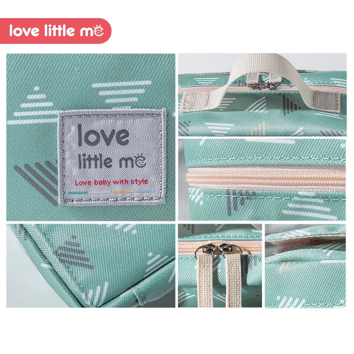 Love Little Me Portable Baby Diaper Bag Maternity Bag Waterproof Wet Cloth Diaper bag Reusable Diaper Cover Baby Care For Mom