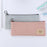 Brief Style Grid & Stripes Canvas Pencil Bag Stationery Storage Organizer Case School Supply Promotional Gift Stationery