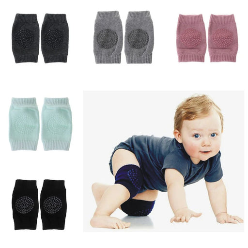 1pair Baby Care Knee Socks Baby Knee Protector Pads Non Slip Silicone gel Safety Crawl Training Kid Elbow Cushion Breathable