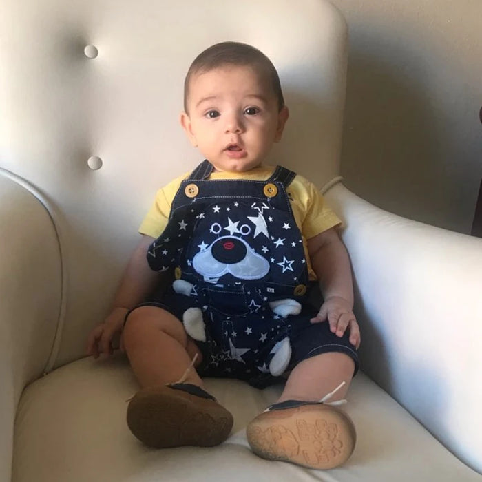 1 2 3T Baby Clothing Boys Girls Jeans Overalls Shorts Toddler Infant Denim Rompers Cute Cartoon Bebe Pants Summer Bib Clothes