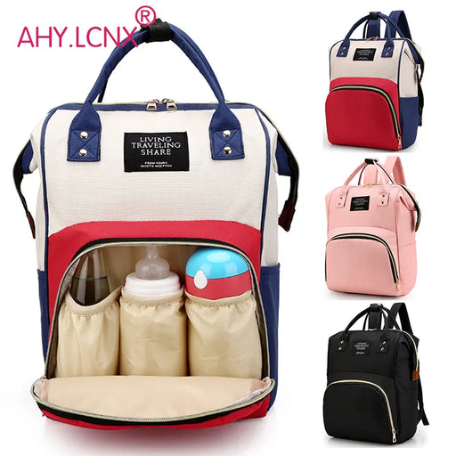 Mommy Diaper Bag Large Capacity Designer Nursing Bag Baby Nappy Bag Baby Care Bag for Mother Kid Fashion Travel Backpack