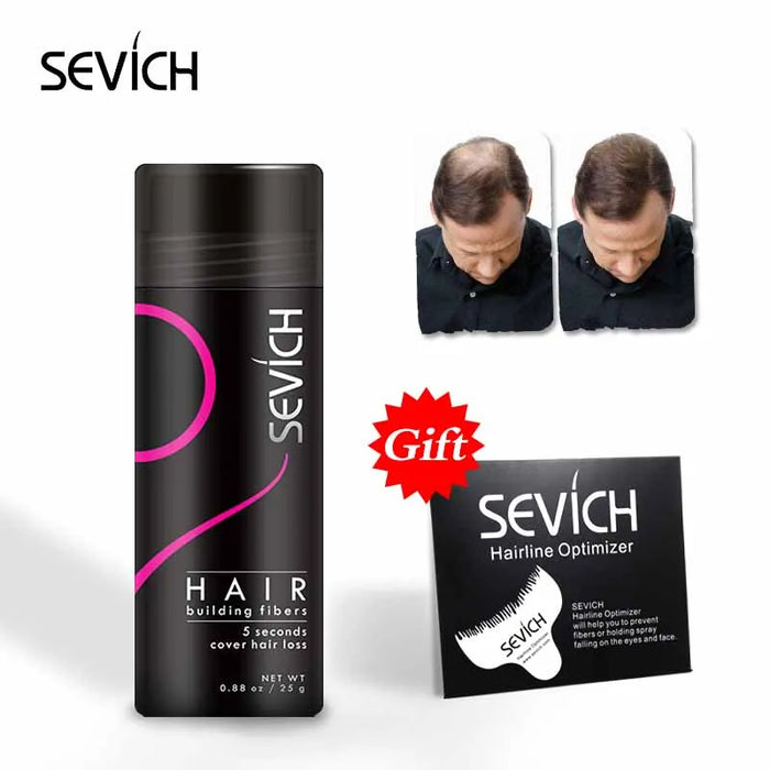 Sevich Hair Growth Powder Hair Building Fiber in Hair Loss Products Thickening Wig Hair Fiber Salon Beauty  Concealer Care