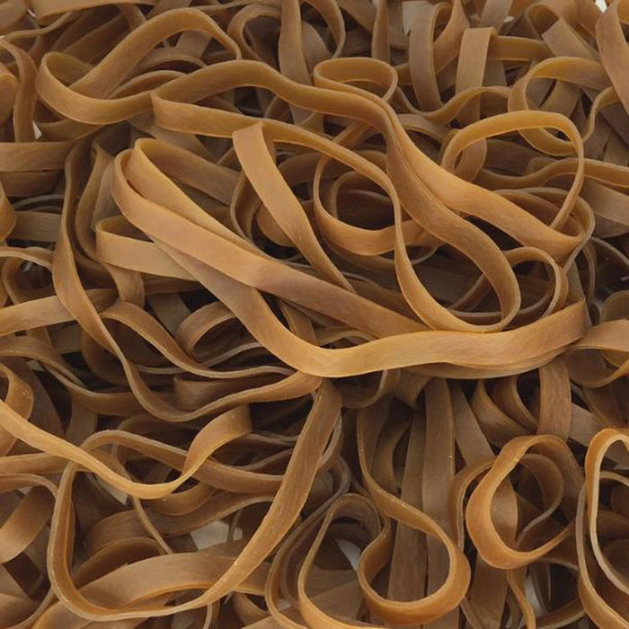 20 Pieces Wide 10mm Brown Rubber Strong Elastic Band Office School Supply Stationery Accessories High Quality 200mm Rubber Bands