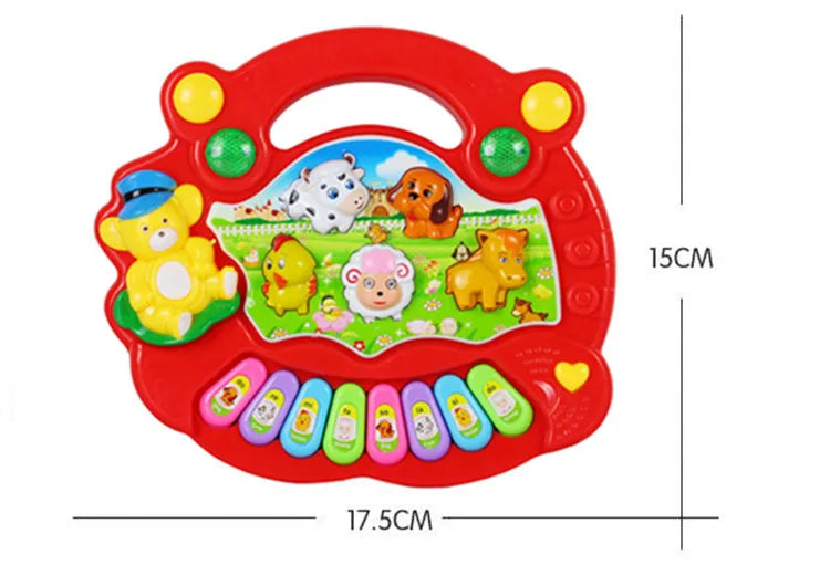 Baby Kids Musical Piano Toys Learning Animal Farm Developmental Educational Music Toys Musical Instruments For Children