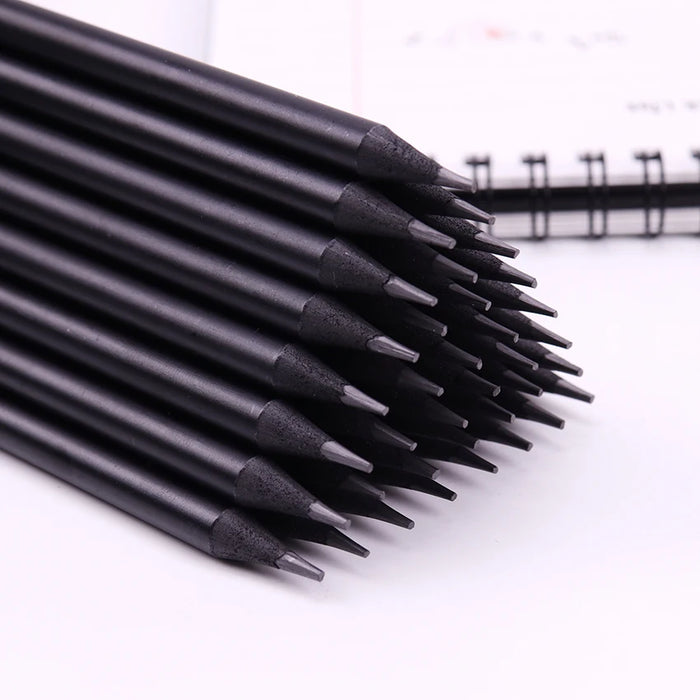 12 PCS DIY Pencil Hb Diamond Color Pencil Stationery Items Drawing Supplies Black Pencils For School Office School Supplies