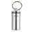 1-2Pcs Portable Travel Pill Medicine Box Case Waterproof Container Keychain Capsule Bottle Key Ring Chain First Aid Medicine Box