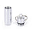 1PCS Medicine Pill Box Case Silver Waterproof Aluminum Drug Organizer Keychain Tablet Pillbox Container Stash Holder