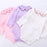 Cute Newborn Baby Clothing Long Sleeves Cotton Solid Baby Bodysuit Peter Pan Collar Baby Girls Clothes Jumpsuit Infant Costumes