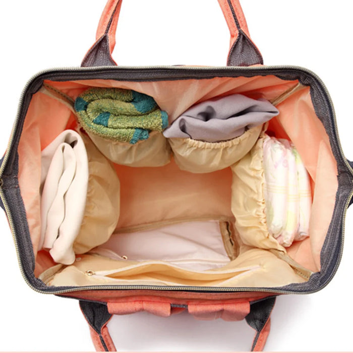 Lequeen Fashion Mummy Maternity Nappy Bag Brand Large Capacity Baby Travel Backpack Designer Nursing Bag for Baby Care