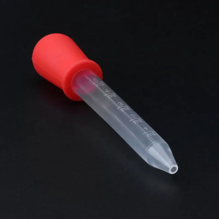 5ml Silicone Pipette Liquid Food Dropper Plastic Baby Feeding Dropper Spoon Burette Infant Utensils