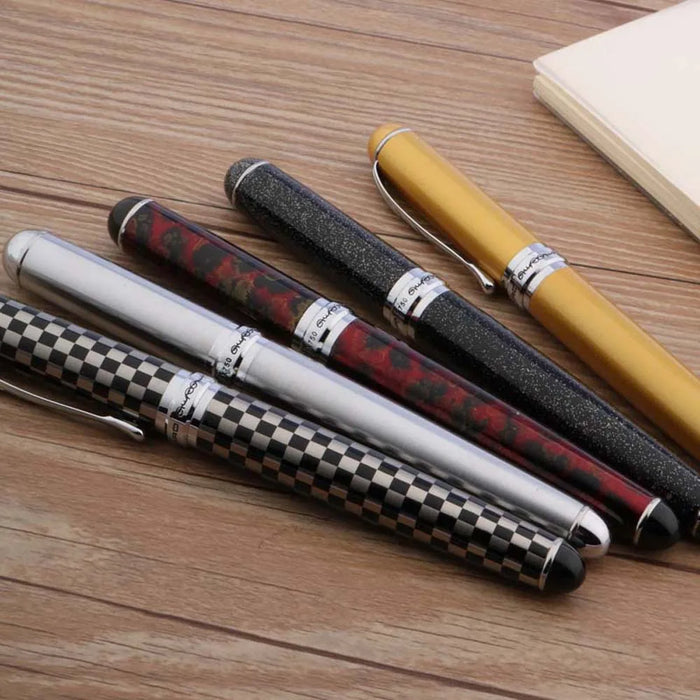 METAL Jinhao X750 Fountain Pen hot color Chessboard GIFT Medium Nib Stationery Office school supplies