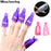 10pcs/set Wearable Acrylic Nail Art Soak Off Cap Clip UV Gel Polish Remover Wrap Tools DIY Beauty Nail Care Tools