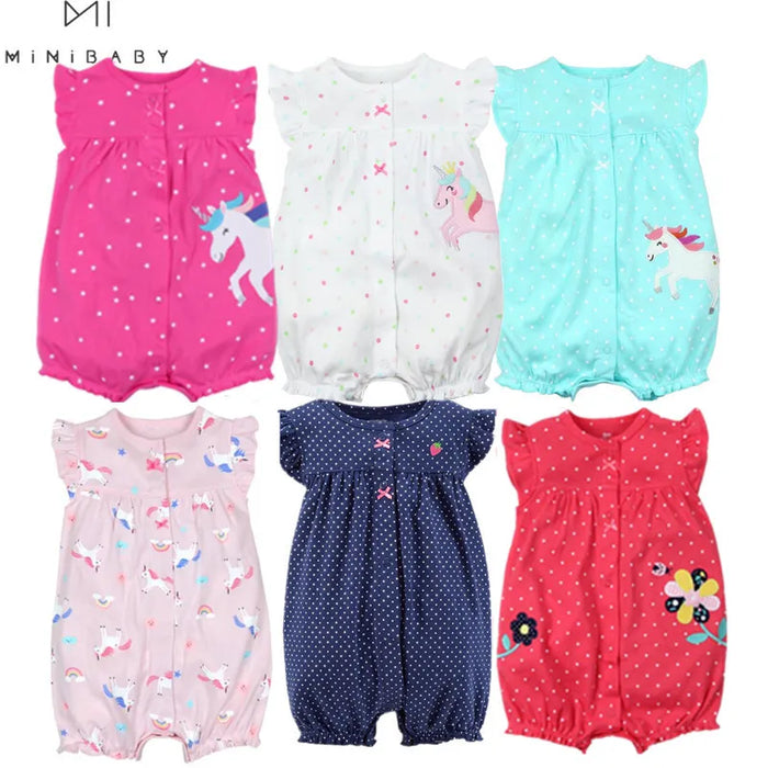 summer baby girl clothes one-piece jumpsuits baby clothing ,cotton short romper infant girl clothes roupas menina home