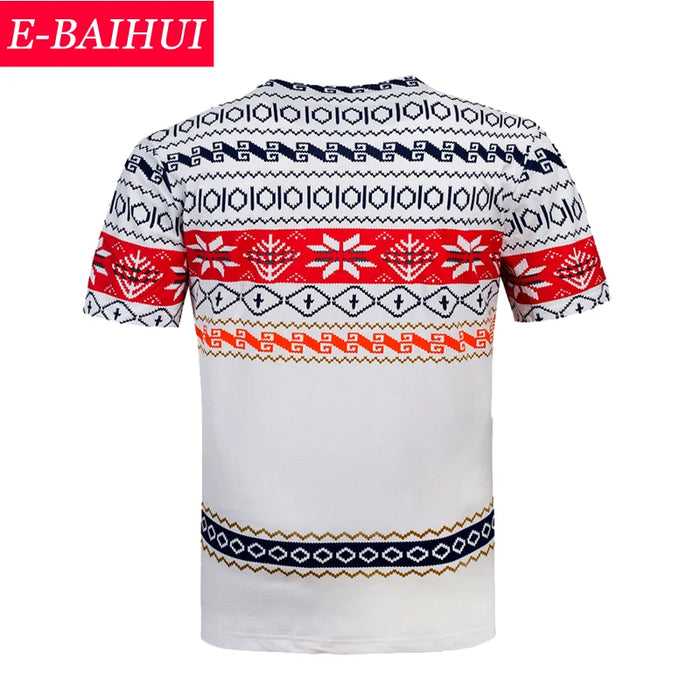 E-BAIHUI Brand Mens T Shirts Fashion Printing Clothing Swag Men T-shirts Camiseta Tops Tees  Skate Moleton Man T Shirt Y026