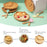 1set Baby Feeding Bowl Baby Dinner Plate Cartoon Sheep Bamboo Kids Feeding Dinnerware With Silicone Suction Cup Wooden Fork Spoo