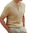 Lapel Short Sleeve Slim Sweater