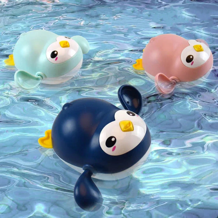 Summer Bath Toys Kids Swimming Clockwork Dolls Play Water Baby Bathing Cute Funny Children Bathroom Shower Bathtub Animals Toy