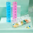 Medicine Pill Box 7 Days Weekly Pillbox Case Plastic Square Pills Box Organizer Week Tablets Medicine Storage Medical Travel