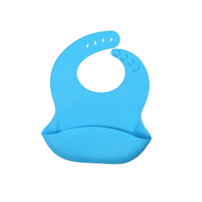 Silicone Bibs For Kids Newborn Baby Feeding Tableware Waterproff Baby Bibs For Toddler Breakfast Feedings