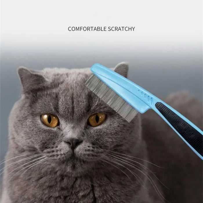 Pet Supplies Tooth Hair Removal Flea Lice Brush Stainless Steel Comb Deworming Knot Dog Cat Grooming Comb