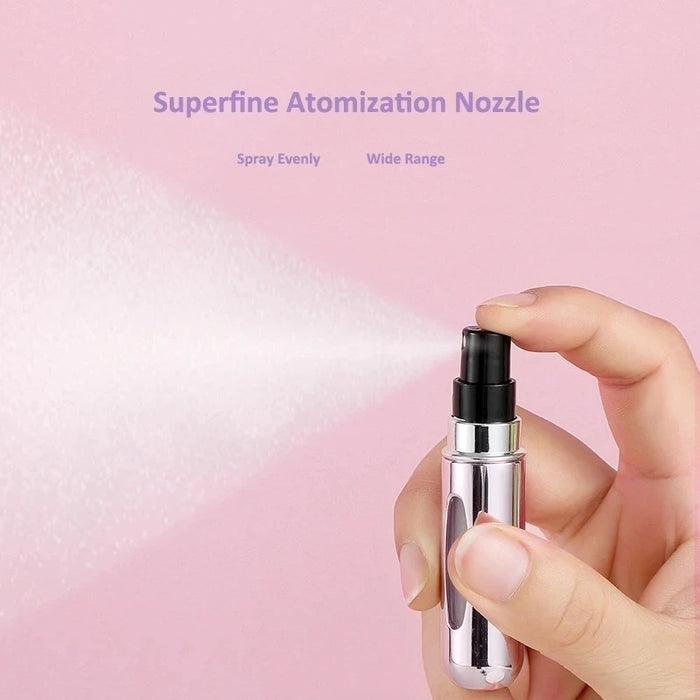 5ml Bottom-Filling Pump Perfume Bottle Portable Travel Refillable Spray Bottle Mini Empty Cosmetic Containers