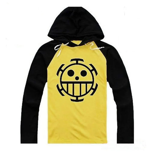 Anime  Trafalgar Law Hoodie Jacket Cosplay Costume Hooded Sweatshirt Long Sleeve Cotton T Shirt Men XXXL Free Shipping