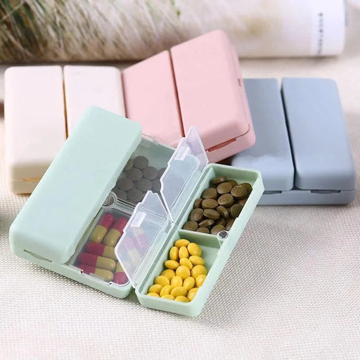 1PC Weekly Pill Box 7 Days Foldable Travel Medicine Holder Pill Box Tablet Storage Case Container Dispenser Organizer Tools