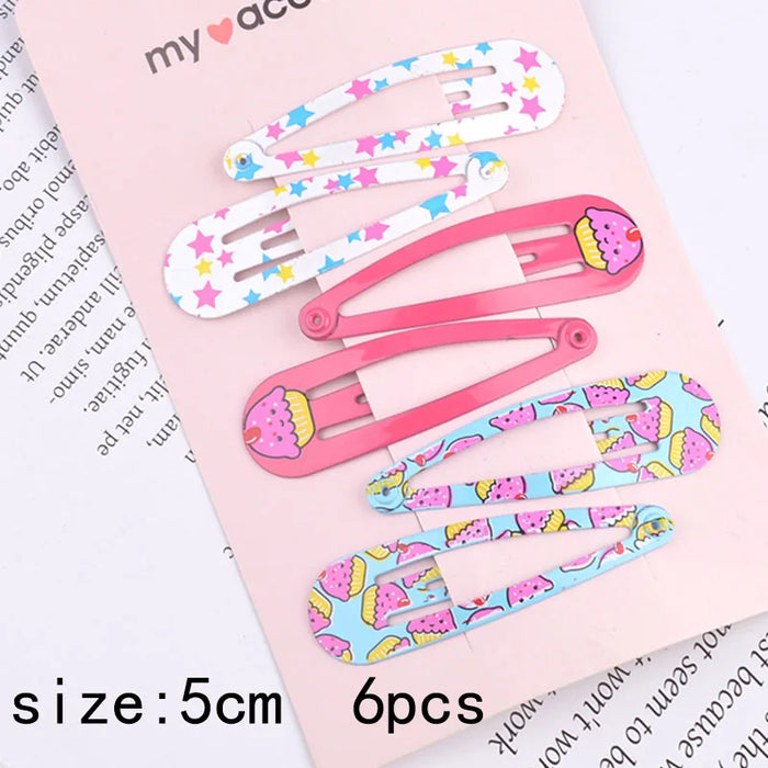 1Set Cute Candy Colors Dripping Hairpins BB Clip Girls Children Hair Clip Pin Barrette Accessories Women Kids Hairgrip Headdress