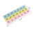 1PC 4 Row 28 Squares Weekly 7 Days Tablet Pill Box Holder Medicine Storage Organizer Container Case