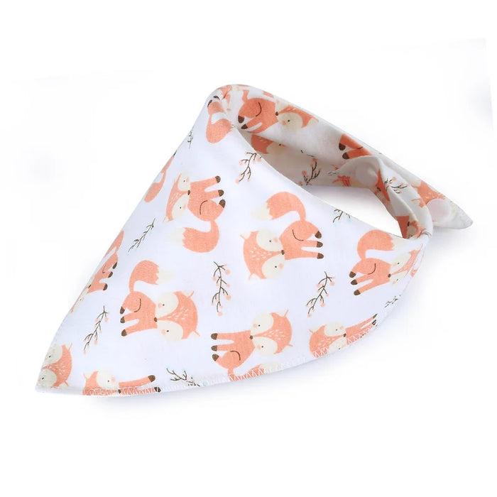 Cotton Baby Bibs Bandana Feeding Brup Cloth for Infant Newborns Saliva Towel Scarf Kids Toddler Baby Care Boys Girls Stuff Bib