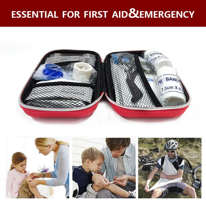 Empty EVA First Aid Storage Bag Portable Medical Bag Case for Household Outdoor Travel Camping Equipment Medicine Survival