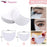 10/50/100PCS Eyeliner Shield For Eyeshadow Shields Protector Disposable Pads Lint Free Patch False Eyelash Extension Makeup Tool