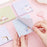 Four Seasons White Bear Hamster Memo Pad N Times Sticky Notes Escolar Papelaria School Supply Bookmark Label