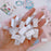 10 Pcs/Set Cute Transparent Clip Gift Stationery Fixed Clip Learning Office Decoration Paper Folder Binder School Supplies