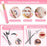 False Eyelash Extension Kit Set Beginner Mannequin Head Lash Brush Tweezers Scissors Lashes Pad Storage Accessories Makeup Tool