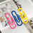 2 Pcs/pack Cute Colorful Small Large Metal Paper Clip Bookmark Kawaii Stationery Paperclips Planner Clips Office School Supplies