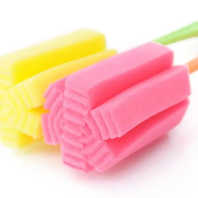 1PCS Bottle Sponge Brushes Cup Glass Milk Bottles Brush Washing Cleaning Cleaner Kitchen Tools Baby Accessories Hot Sale