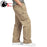 Men's Pants Large size Big 4xl 5xl 6xl Plus Summer Men Elastic Waist Multi Pocket Long Baggy Straight Cargo Jogger Trousers Male