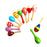 1pcs Colorful Wooden Maracas Baby Child Musical Instrument Rattle Shaker Party Children Gift Toy Kids Toys