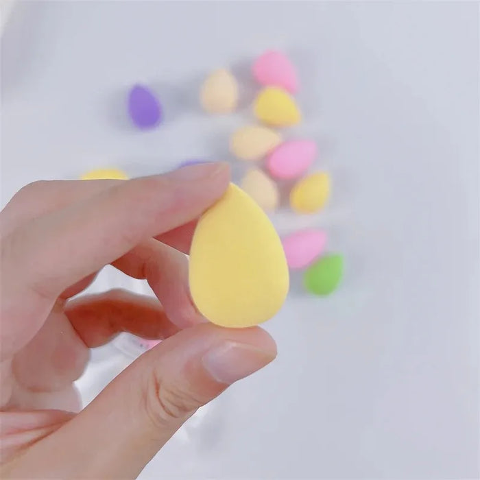 4/20/50/100Pcs Mini Beauty Egg Makeup Blender Cosmetic Puff Wet and Dry Use Soft Makeup Sponge Cushion Foundation Powder Sponge