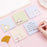 Four Seasons White Bear Hamster Memo Pad N Times Sticky Notes Escolar Papelaria School Supply Bookmark Label