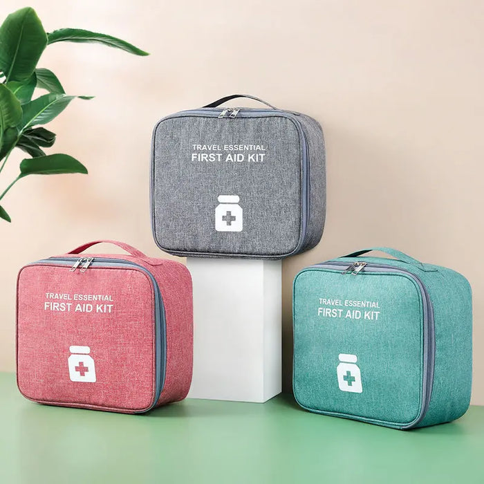 Mini Portable Medicine Storage Bag Empty Travel First Aid Kit Medicine Bags Organizer Outdoor Emergency Survival Bag Pill Case