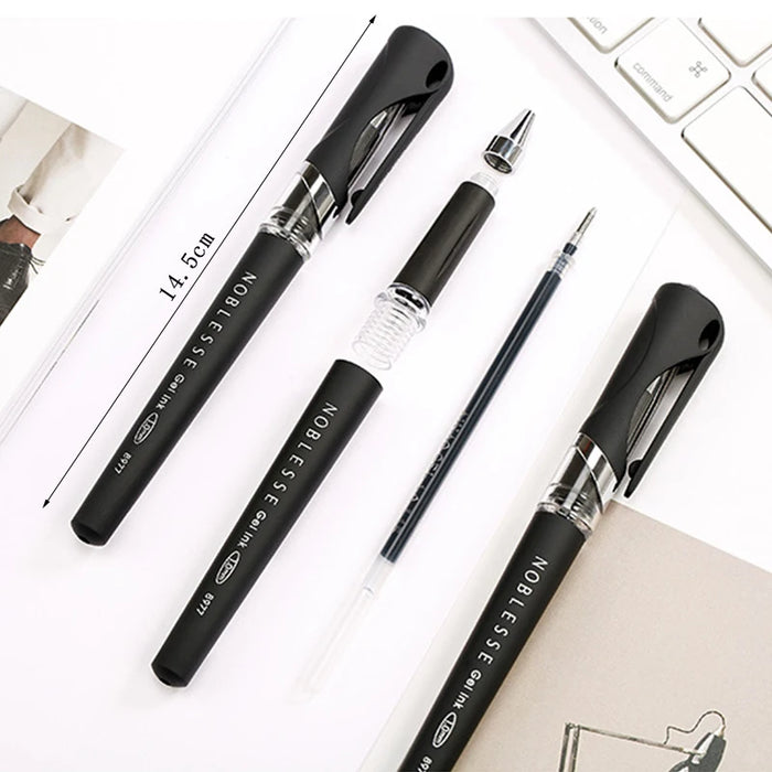 3 pcs/lot 1.0 mm Gel Pen Large Capacity Thick Office Business Pen Signature Pen For Writing Office School Supply Cute Stationery