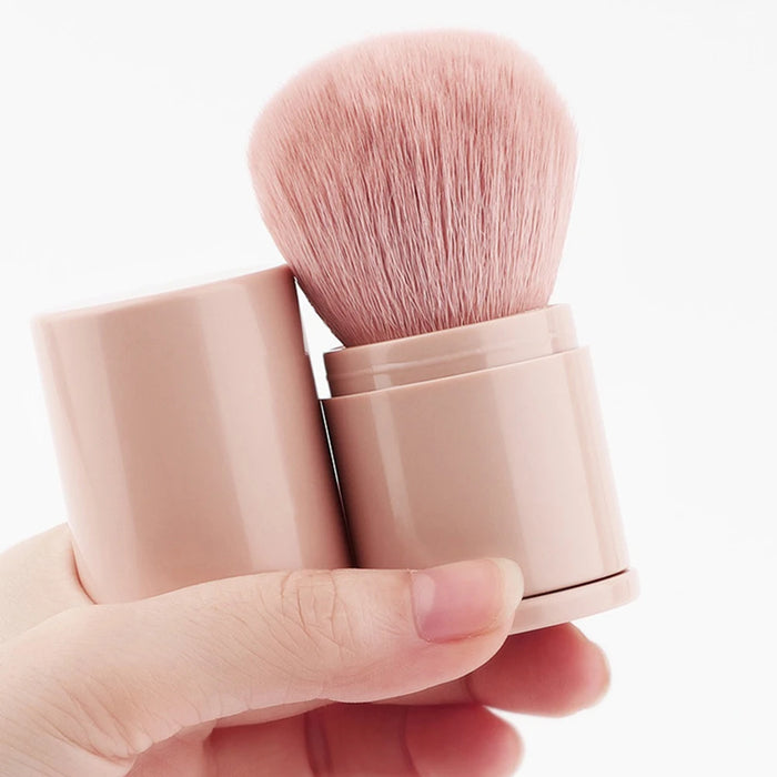 1Pc Power Foundation Blush Makeup Brush Mini Retractable Portable Blusher Face Brushes Beauty Cosmetic Travel Tool Maquiagem