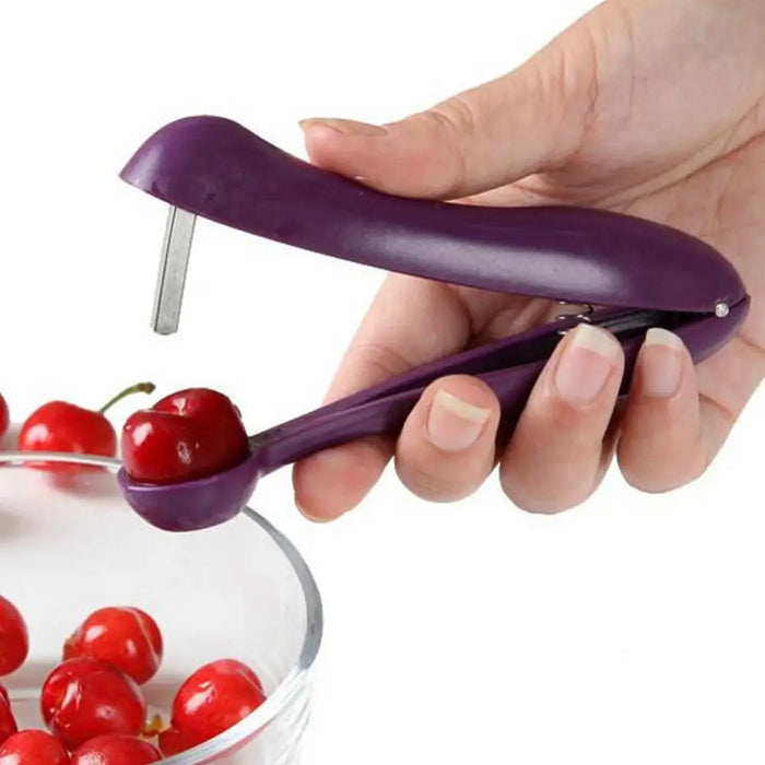 New Kitchen Cherry Pitter Easy Fruit Core Seed Remover Cherry Tools Fruit Corer Kitchen Gadgets Accessories Kitchen Fruits Tools