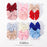 2pcs/set Elegant Sweet Bow Ribbon Hair Clip Fashion Simple Solid Clip Hair Pin Retro Barrettes with Clips Girls Hair Accessories