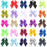 50pcs Big Dog Tie Wholesale Pet Dog Bowtie Neckties Pet wedding decoration Dog Collar Bow Tie Pet Supplies Dog Accessories