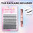 120 Clusters DIY Lash Extension Kit and Bond and Seal Eyelashes for Gluing D Curl Lash Clusters 2~3 Days Lasting Makeup Tools